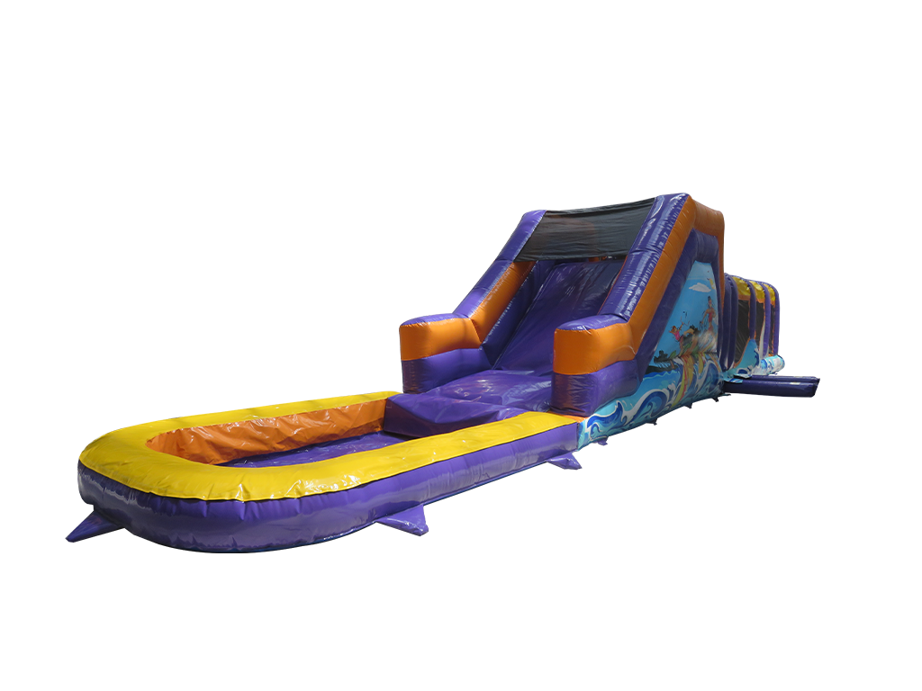 2 Part Energy Assault Course with Removable Pool Wave