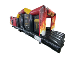 18m 2 Part Burning Flames Obstacle Course
