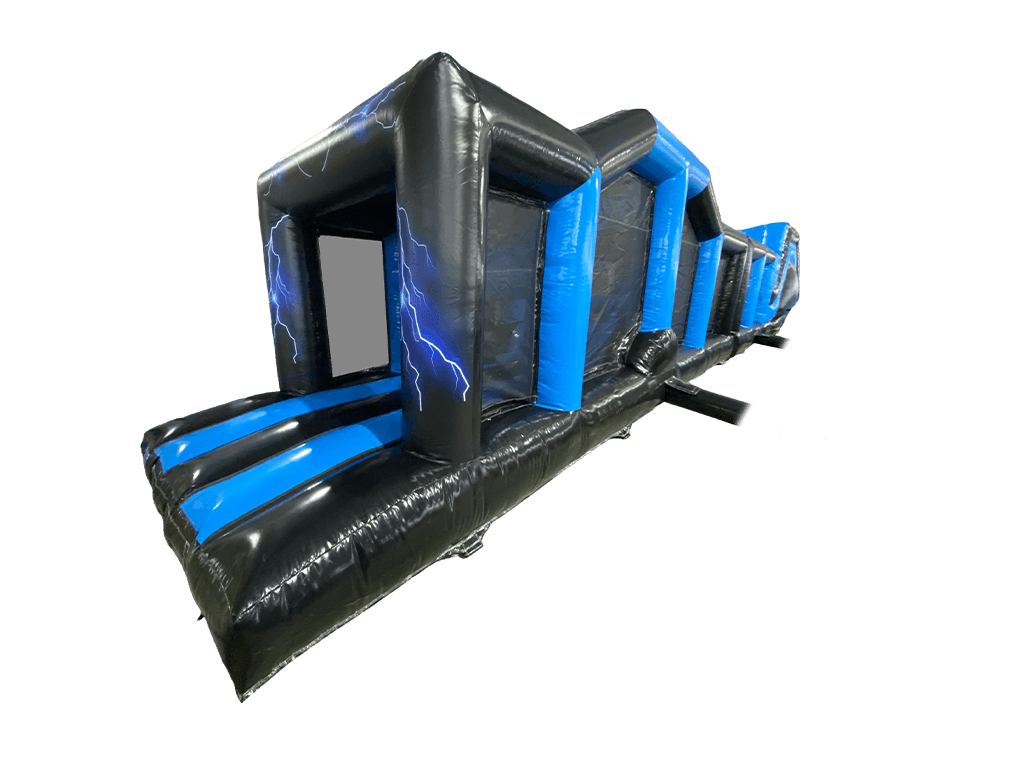 18m 2 Part Lightning Obstacle Course With Roof