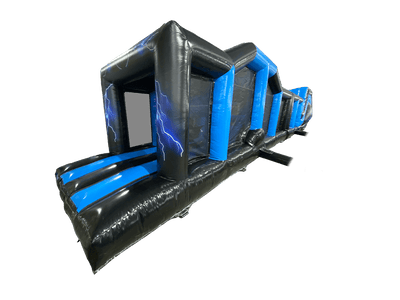 Parcours d'obstacles Lightning 18m en 2 parties avec toit