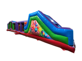 18m 2 Part Multicoloured Party Obstacle Course