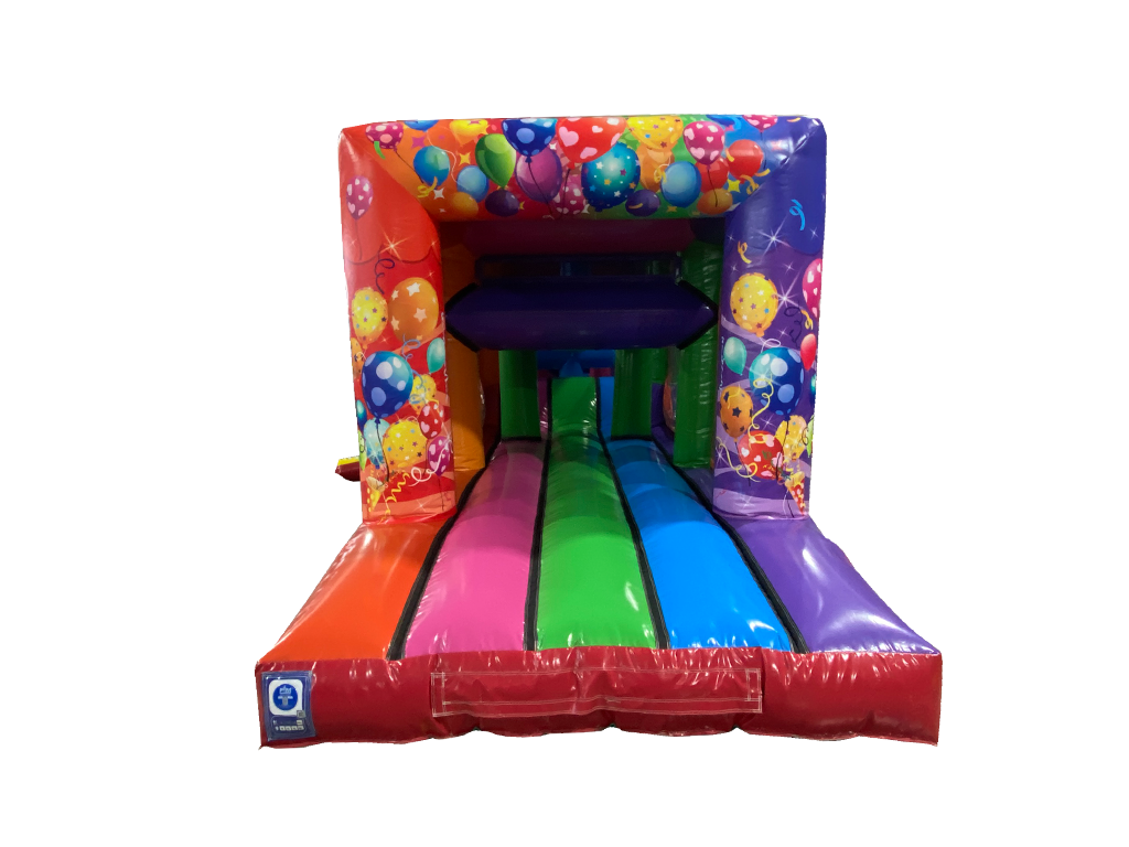 18m 2 Part Multicoloured Party Obstacle Course