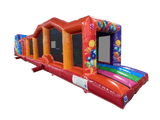 18m 2 Part Multicoloured Party Obstacle Course