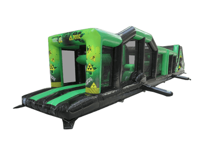 18m 2 Part Green Toxic Obstacle Course