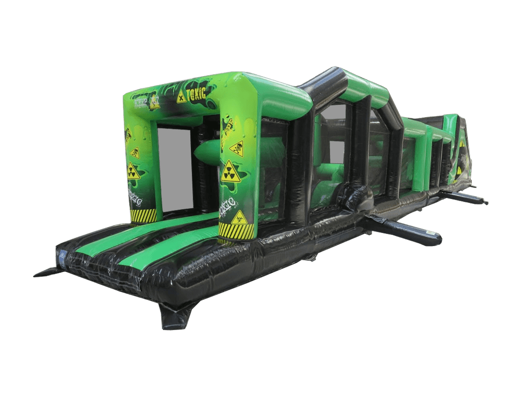 18m 2 Part Green Toxic Obstacle Course