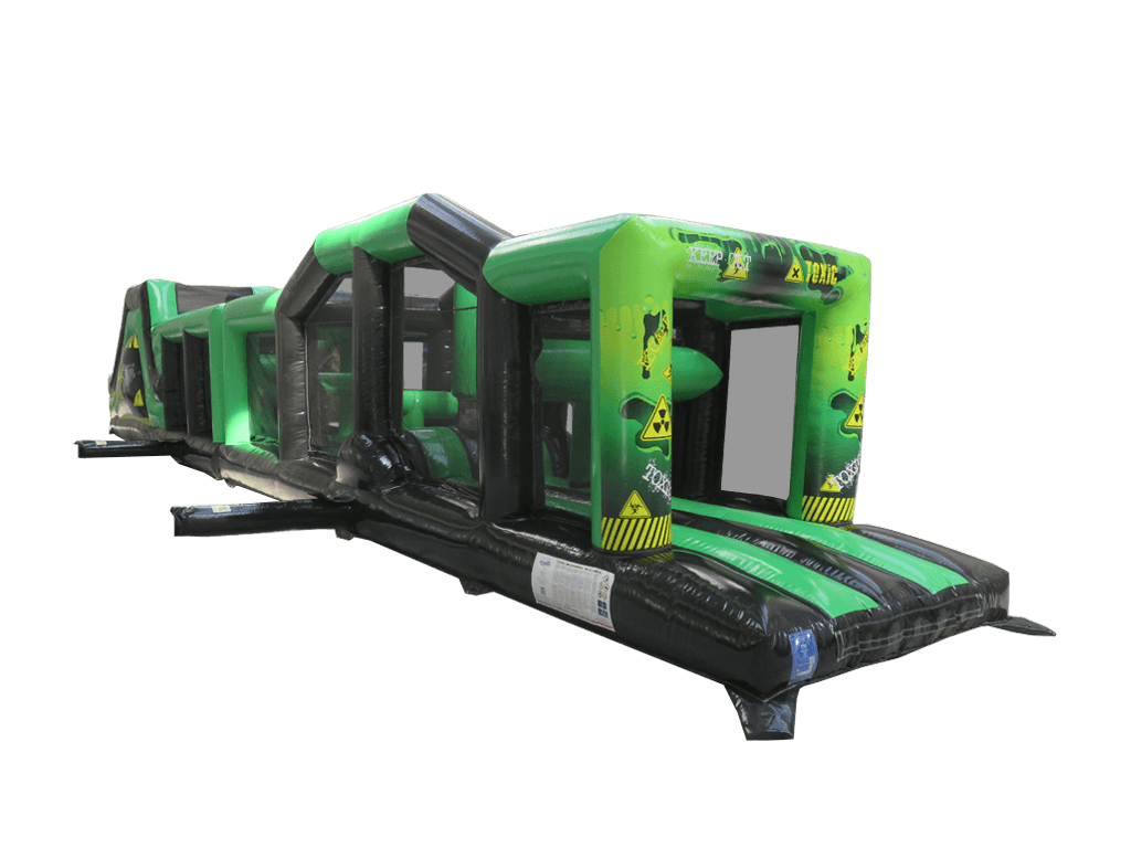 18m 2 Part Green Toxic Obstacle Course