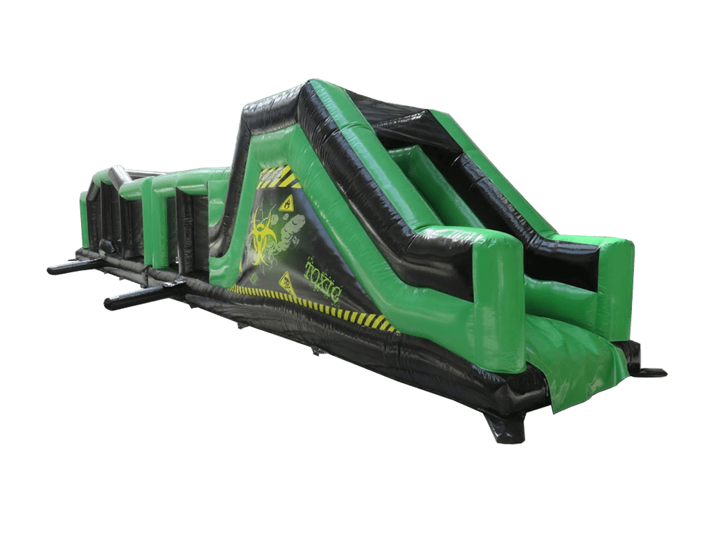 18m 2 Part Green Toxic Obstacle Course