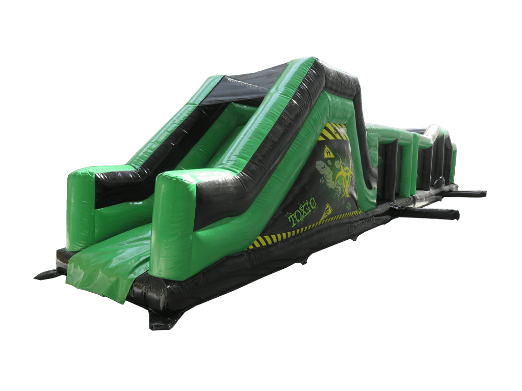 18m 2 Part Green Toxic Obstacle Course