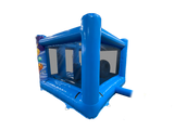 4m x 3m Blauer Party Midi Hüpfburg