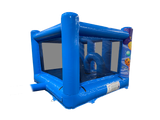 4m x 3m Blauer Party Midi Hüpfburg