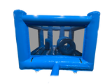 4m x 3m Blauer Party Midi Hüpfburg