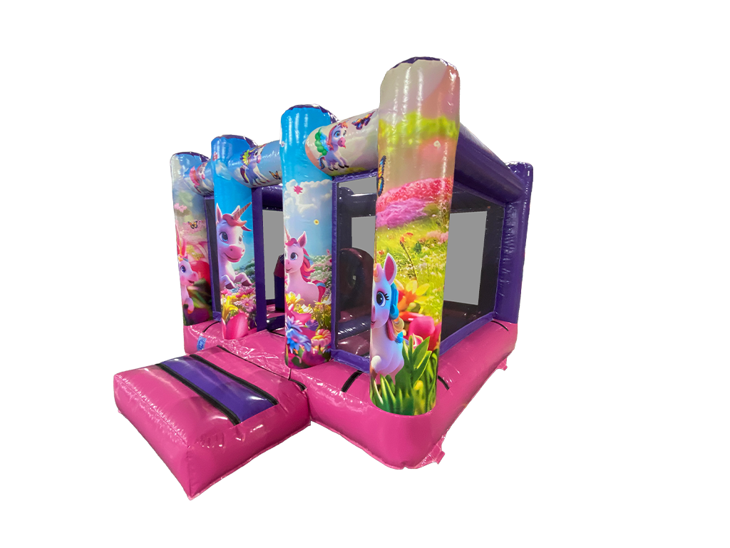 4m x 3m Unicorn Midi Bouncer