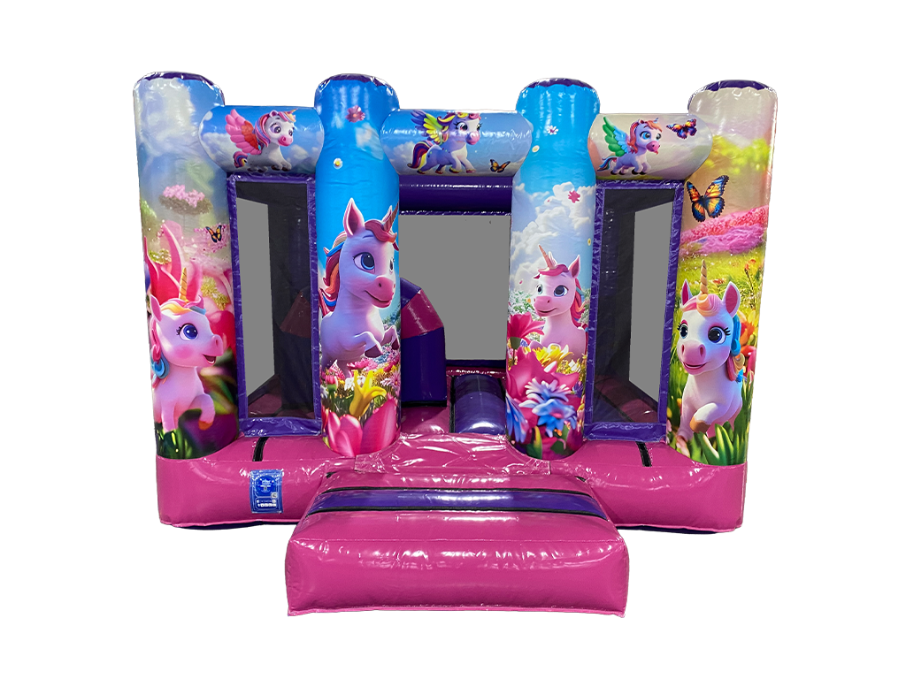 4m x 3m Unicorn Midi Bouncer