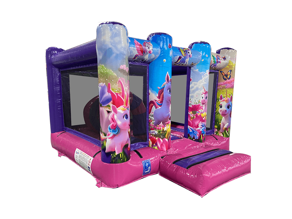 4m x 3m Unicorn Midi Bouncer