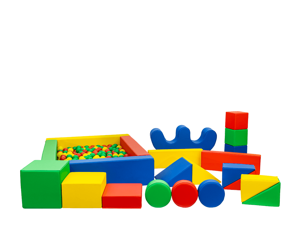 19pcs Unthemed Soft Play Set
