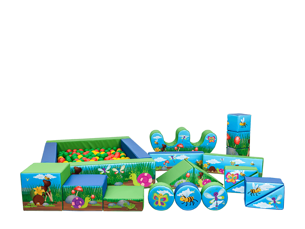 Set Cuibul Gândacilor Soft Play 19 piese