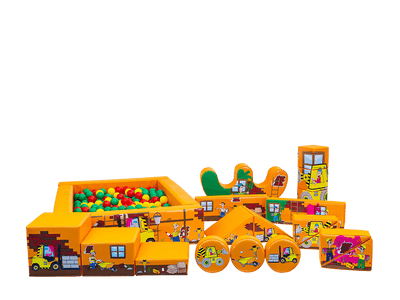 19pcs Construction Soft Play Set