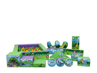 19pcs Jungle Soft Play Set