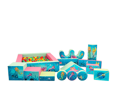 19pcs Mermaid Soft Play Set