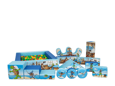 19pcs Pirate Soft Play Set