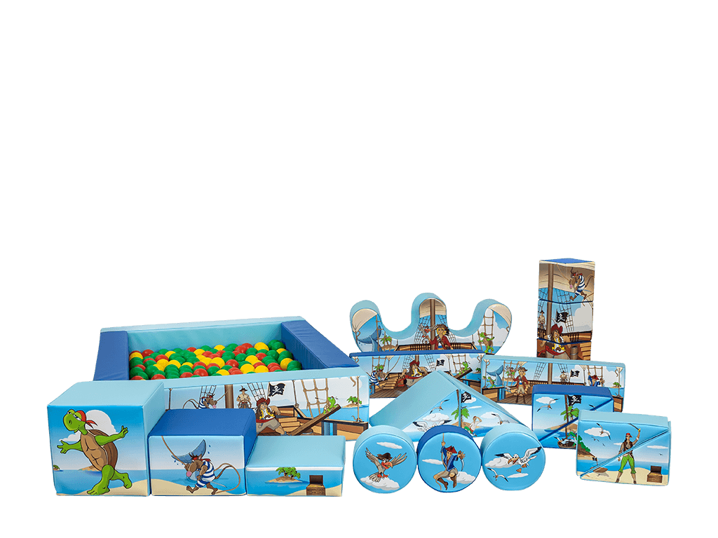 19pcs Pirate Soft Play Set