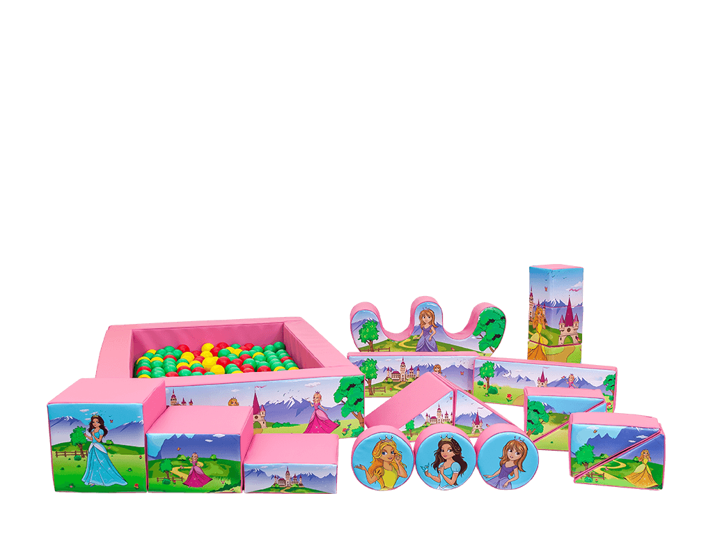 19pcs Princess Soft Play Set