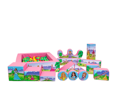 19pcs Princess Soft Play Set