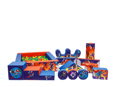 19pcs Super Hero Soft Play Set