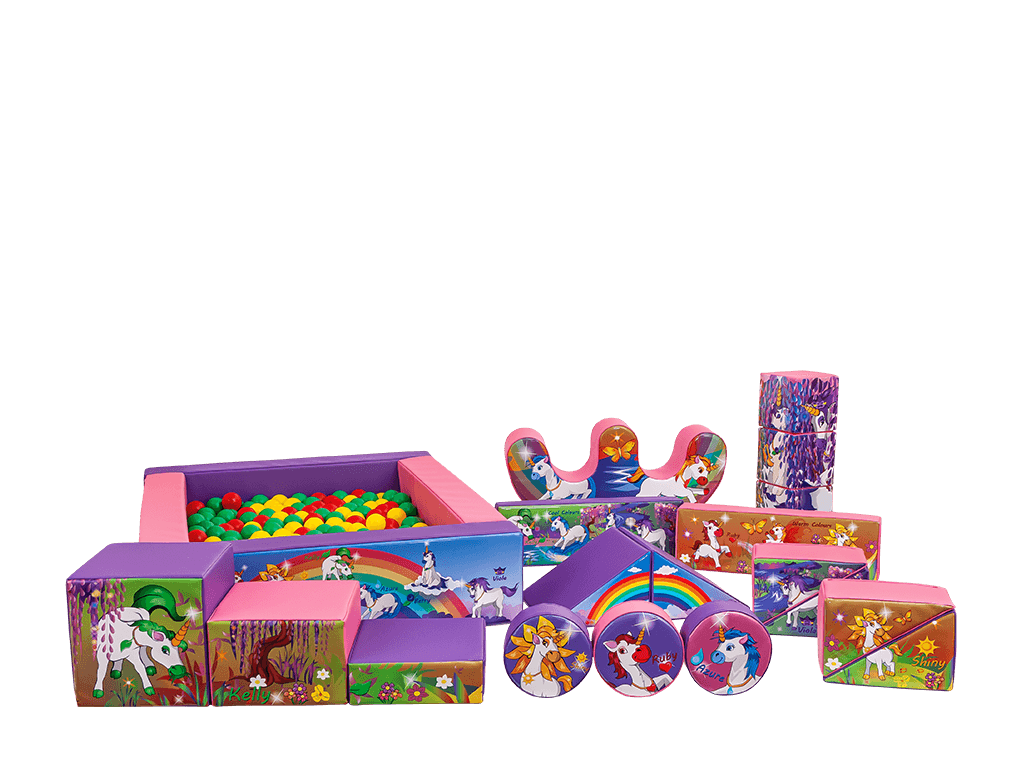19pcs Unicorn Soft Play Set