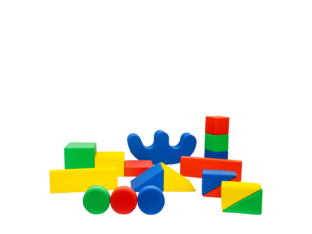 18pcs Unthemed Soft Play Set