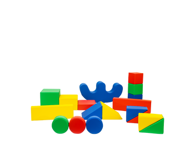 18pcs Unthemed Soft Play Set
