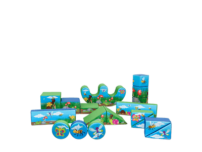 18pcs Bugs Den Soft Play Set