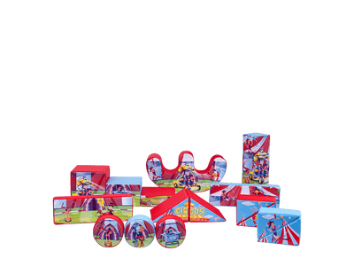 18pcs Circus Soft Play Set