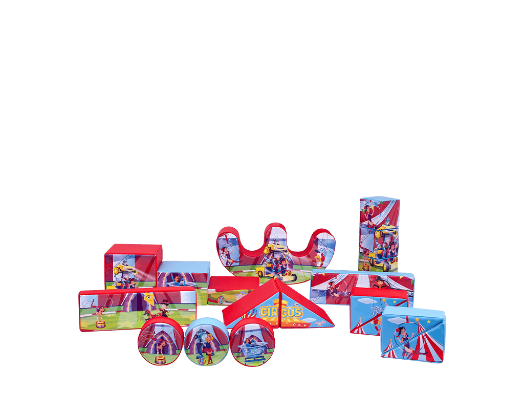 19-delig Circus Zacht Speelset