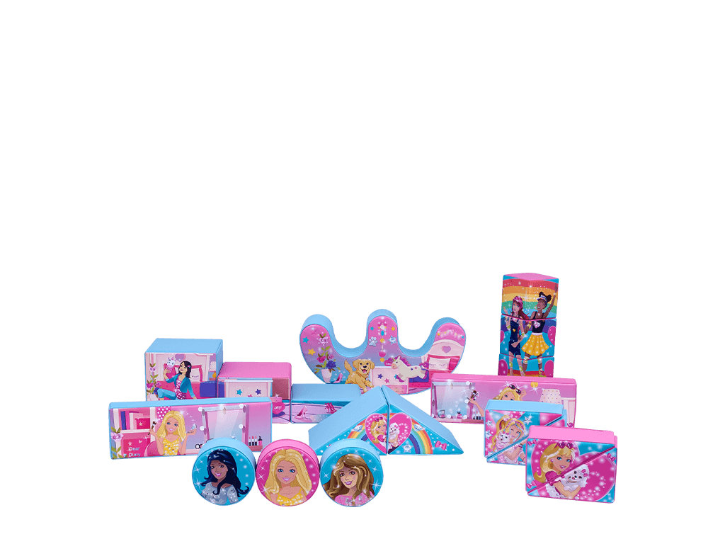 18pcs Dream Car Soft Play Set