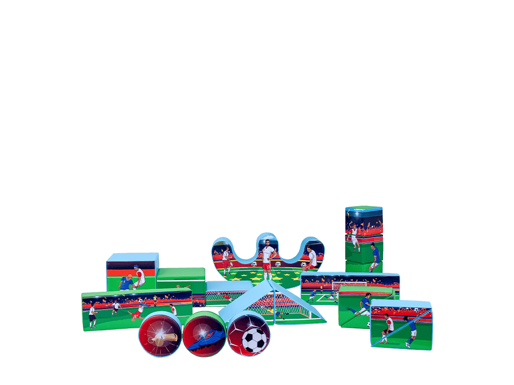 Set Soft Play Calcio 18 pezzi