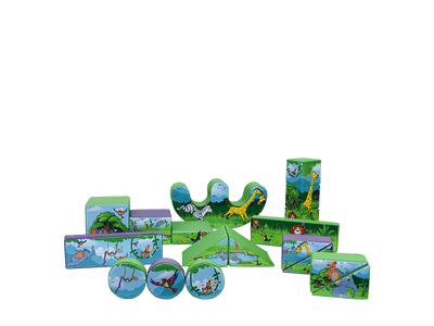 18pcs Jungle Soft Play Set