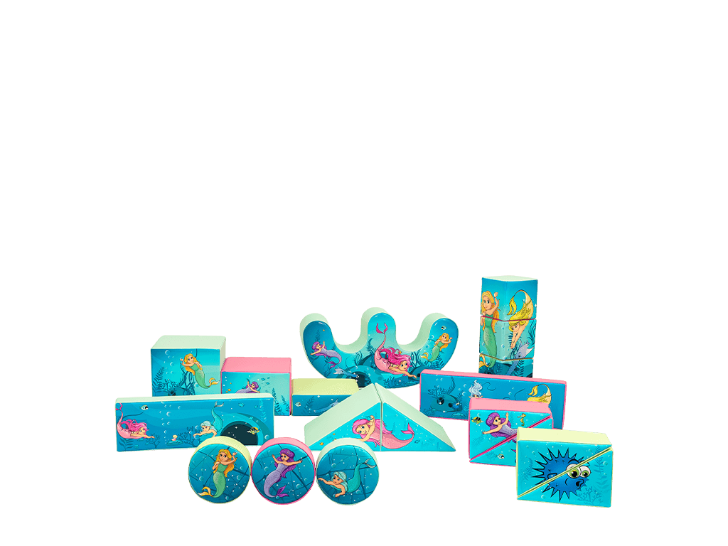 Set Sirenă Soft Play 19 piese