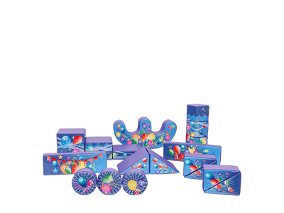 18pcs Purple Party Soft Play Set