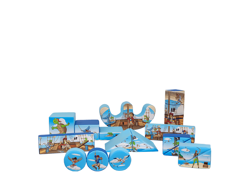 19pcs Pirate Soft Play Set