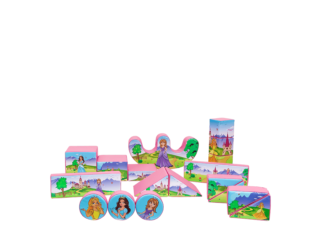 19pcs Princess Soft Play Set