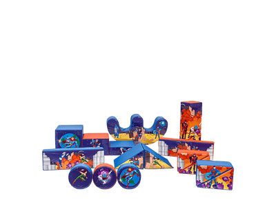 18pcs Super Hero Soft Play Set