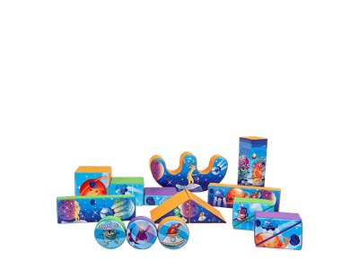 18pcs Space Soft Play Set