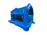 Gonfiabile con scivolo frontale festa blu 5,5x4m