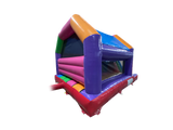 Bouncer com Escorrega Frontal Multicolorido para Festa 5,5x4m