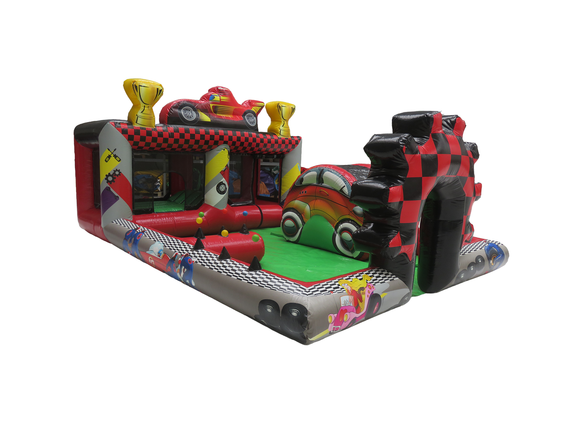 3D Raceauto Speelzone