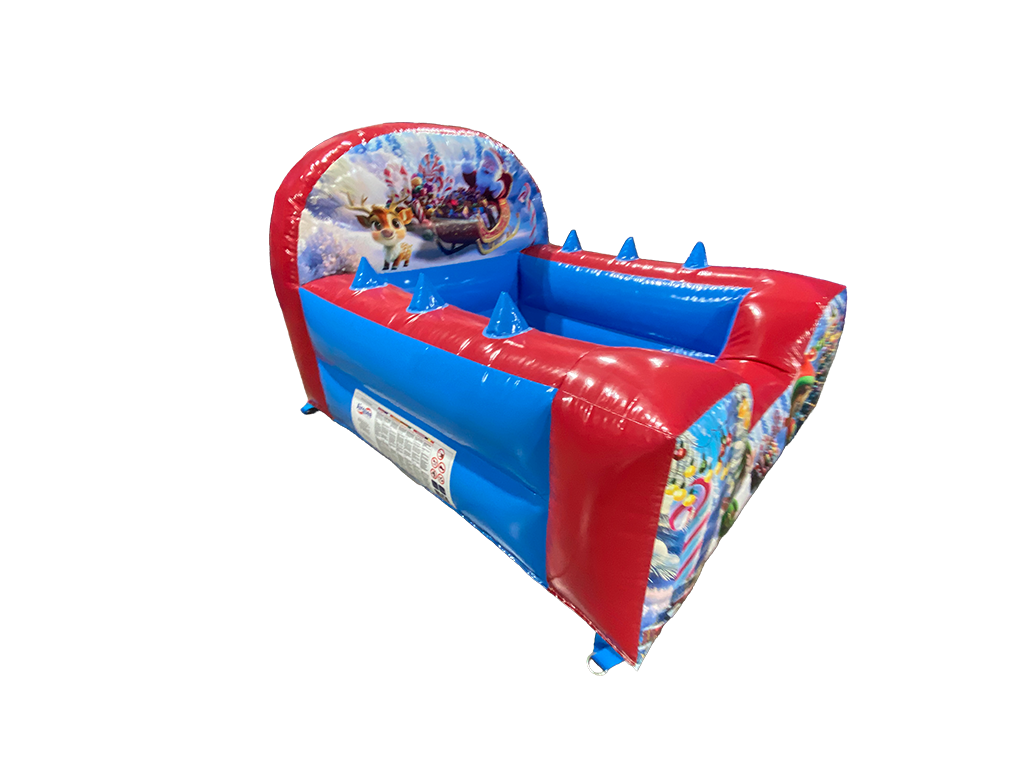 Christmas High Back Inflatable Ball Pool