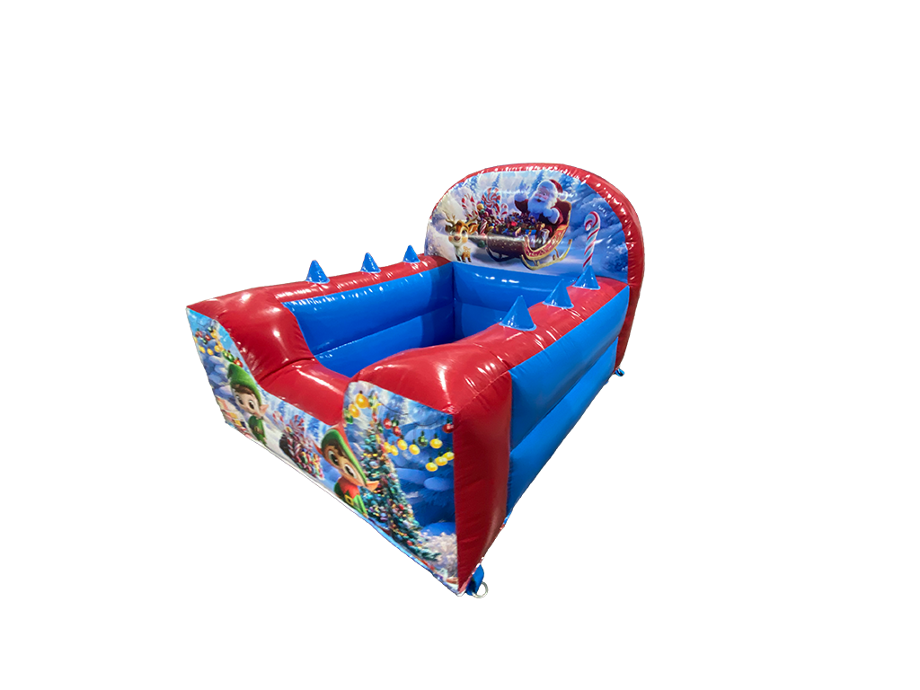 Christmas High Back Inflatable Ball Pool