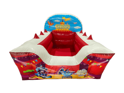 Circus High Back Inflatable Ball Pool