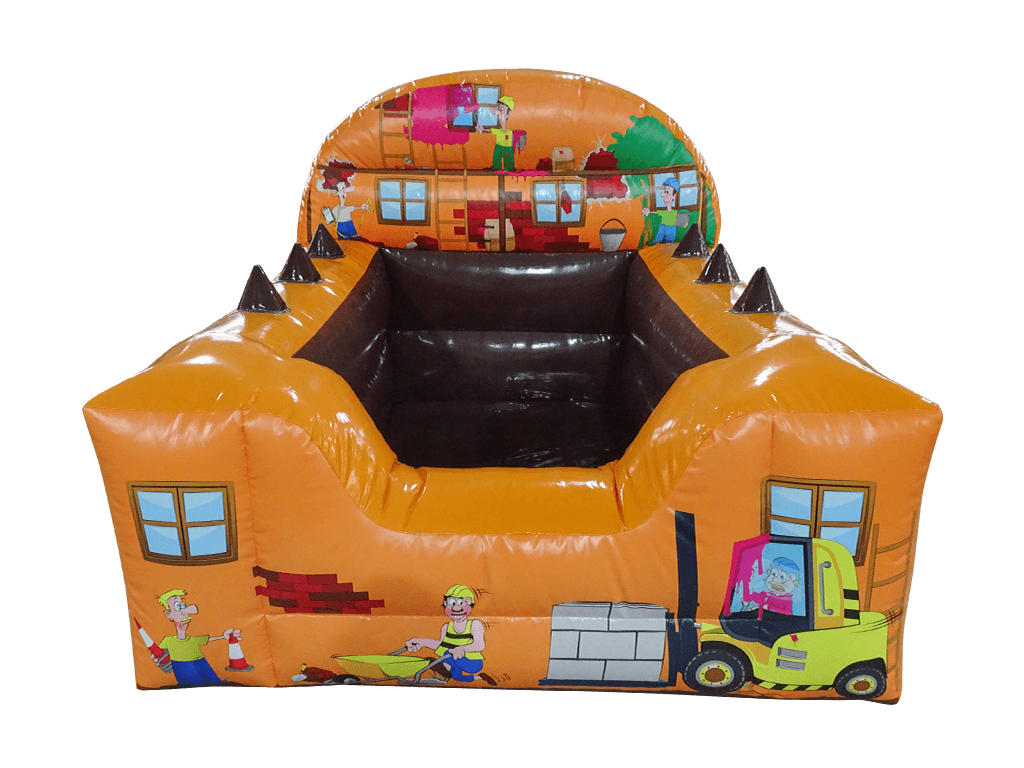Construction High Back Inflatable Ball Pool